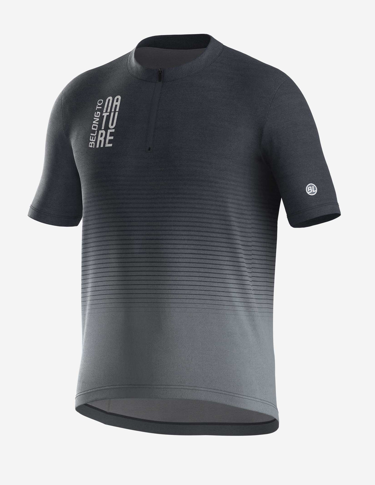 Playera de ciclismo Bicycle Line Cadore gris oscuro manga corta