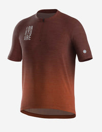 Playera de ciclismo Bicycle Line Cadore marrón manga corta