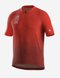 Playera de ciclismo Bicycle Line Cadore roja manga corta