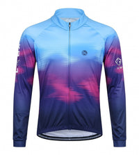 Playera de ciclismo Bicycle Line Cyclone azul manga corta