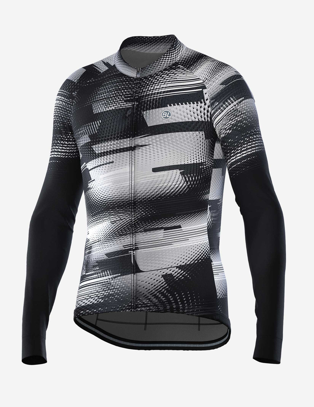 Playera de ciclismo Bicycle Line Gavia blanca manga larga