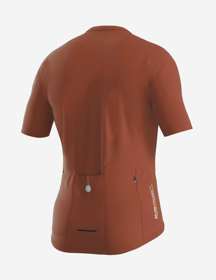 Vista trasera de jersey Bicycle Line Ghiaia S3 con bolsillos traseros