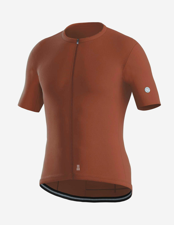 Playera de ciclismo Bicycle Line Ghiaia S3 hombre color mattone manga corta