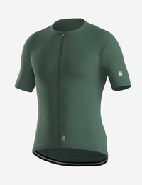 Playera de ciclismo Bicycle Line Ghiaia S3 hombre verde bamboo manga corta