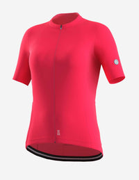 Playera de ciclismo Bicycle Line Ghiaia S3 para mujer coral manga corta