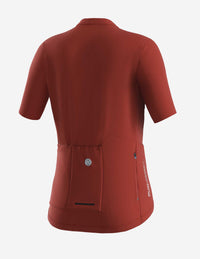 Vista trasera de jersey Bicycle Line Ghiaia S3 para mujer con bolsillos traseros