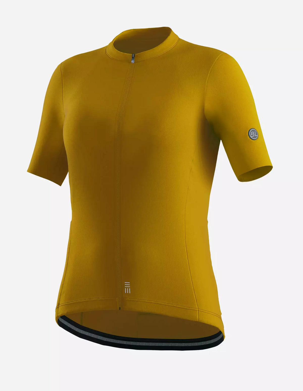 Playera de ciclismo Bicycle Line Ghiaia S3 para mujer mostaza manga corta