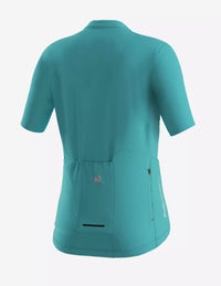Vista trasera de jersey Bicycle Line Ghiaia S3 para mujer con bolsillos traseros