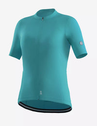 Playera de ciclismo Bicycle Line Ghiaia S3 para mujer verde agua manga corta
