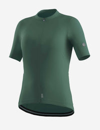 Playera de ciclismo Bicycle Line Ghiaia S3 para mujer verde bambú manga corta