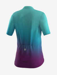 Vista trasera de jersey Bicycle Line Padola para mujer con bolsillos traseros
