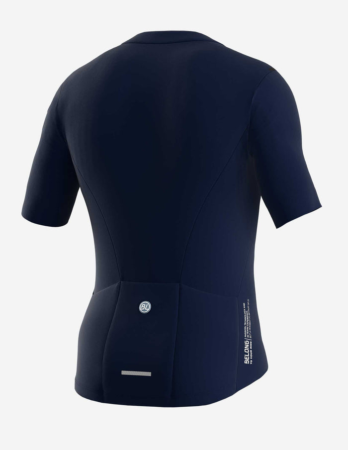 Vista trasera de jersey Bicycle Line Popolarissima S3 con bolsillos reforzados