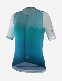 Playera de ciclismo Bicycle Line Pordoi S3 para mujer azul petróleo manga corta
