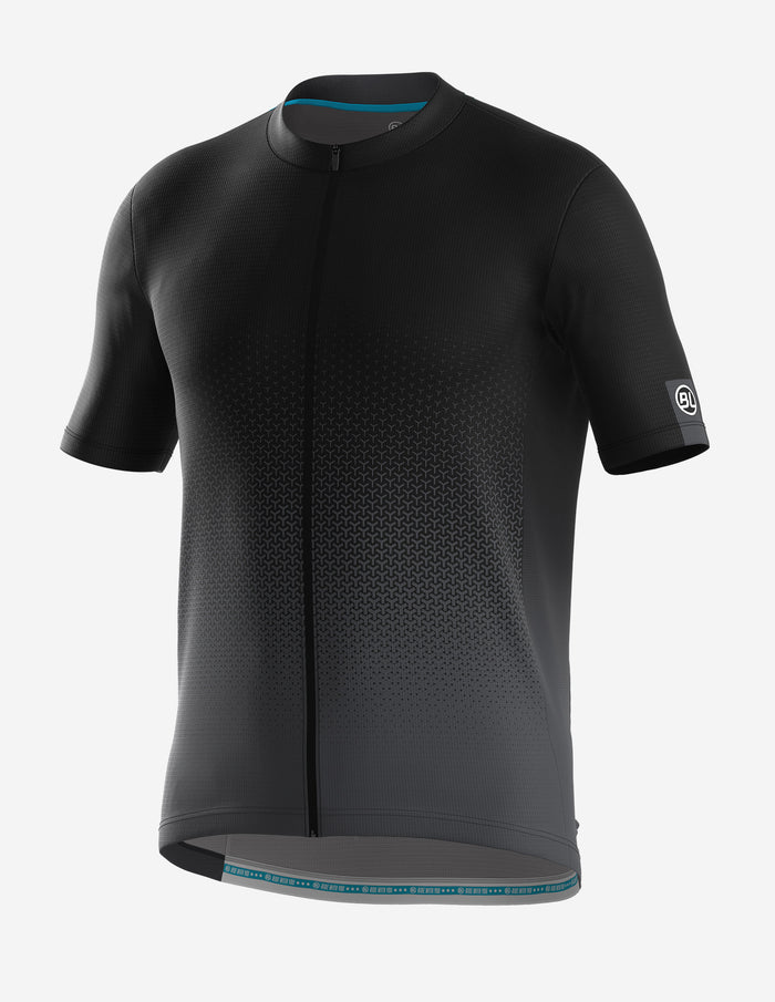 Playera de ciclismo Bicycle Line Rayon S2 negra manga corta