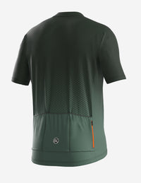 Vista trasera de jersey Bicycle Line Rayon S2 con cuatro bolsillos traseros
