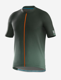 Playera de ciclismo Bicycle Line Rayon S2 verde manga corta