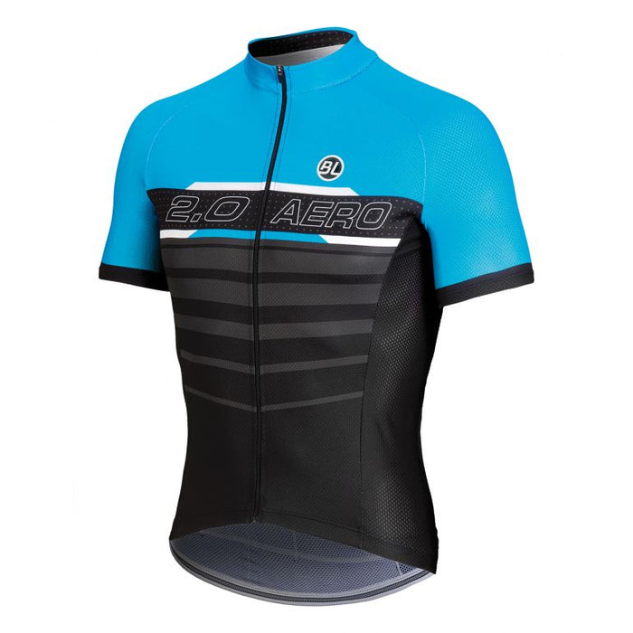Playera de Ciclismo Bicycle Line Aero 2.0 Azul Aerodinámica para Ruta