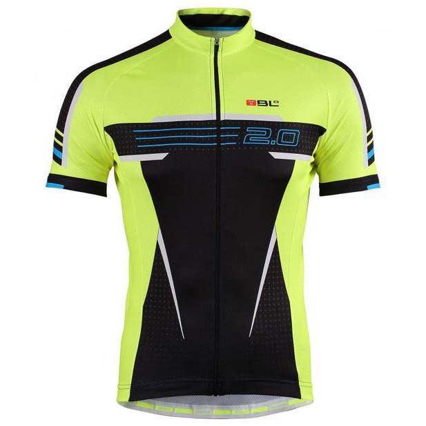 Playera de Ciclismo Bicycle Line Aero 2.0 Amarillo Fluorescente Transpirable