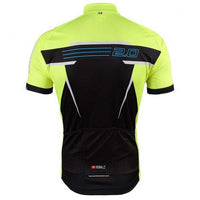 Vista trasera de la Playera Bicycle Line Aero 2.0 Amarillo Fluorescente