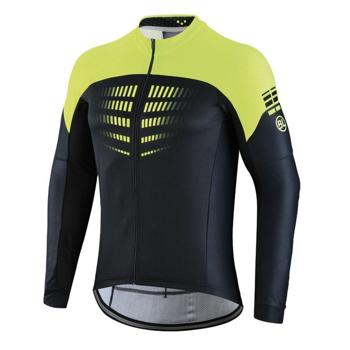 Playera de Ciclismo Bicycle Line Aero 3.0 Manga Larga Amarilla
