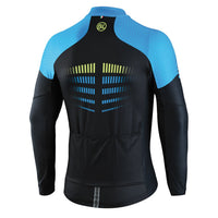 Vista trasera de la Playera Bicycle Line Aero 3.0 Manga Larga Azul
