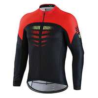 Playera de Ciclismo Bicycle Line Aero 3.0 Manga Larga Roja