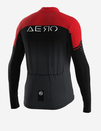 Vista trasera de la Playera de Ciclismo Bicycle Line Aero S2 Roja