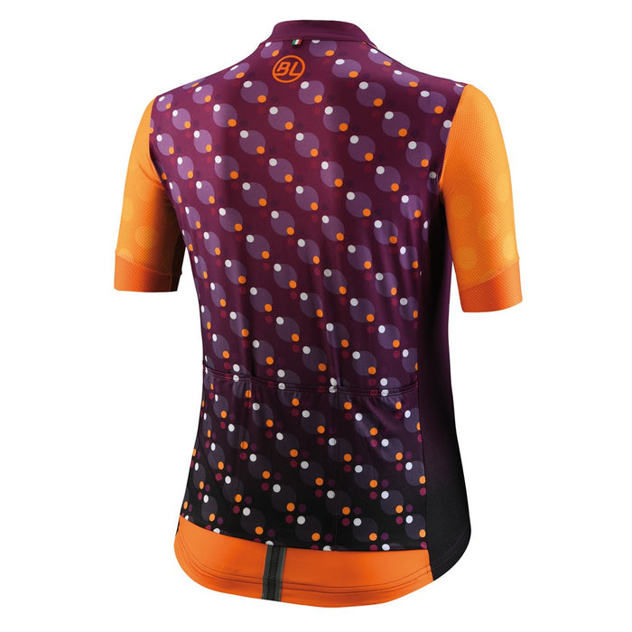 Vista trasera de la Playera Bicycle Line Euphoria para Mujer Morada