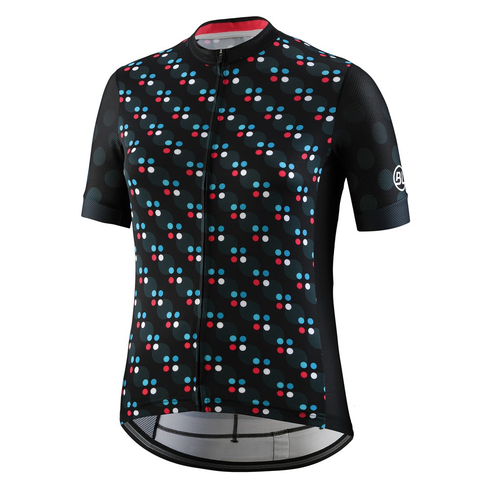 Playera de Ciclismo Bicycle Line Euphoria para Mujer Negra Transpirable
