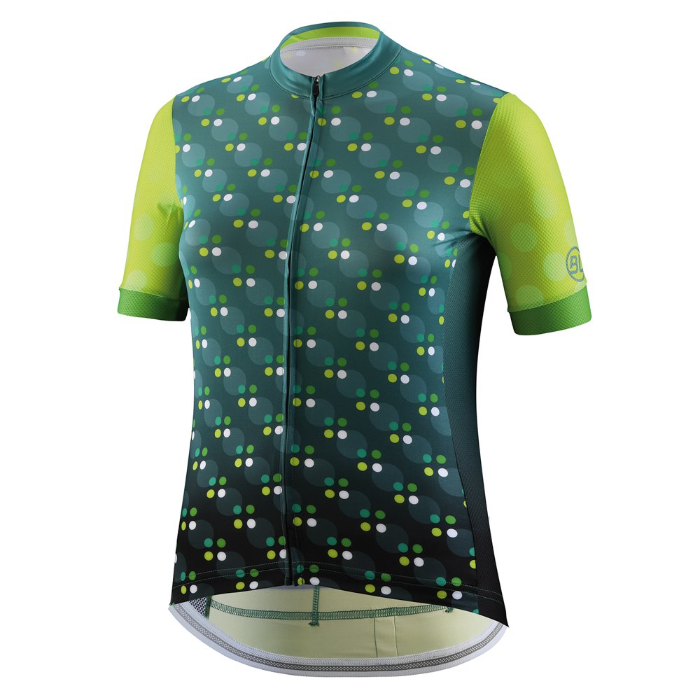 Playera de Ciclismo Bicycle Line Euphoria para Mujer Verde Transpirable