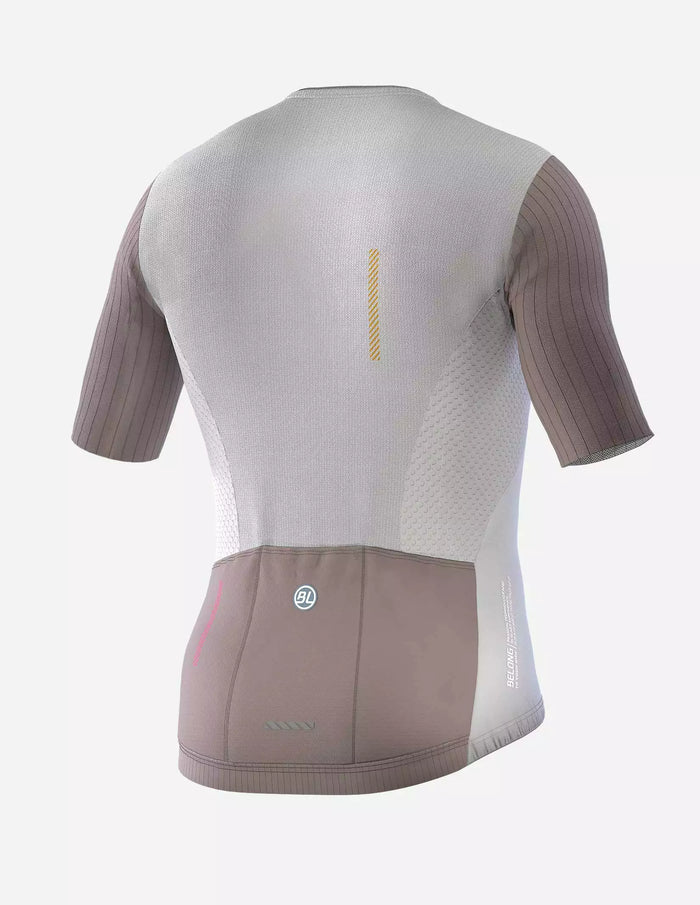 Vista trasera de la Playera de Ciclismo Bicycle Line Gast 1 Beige