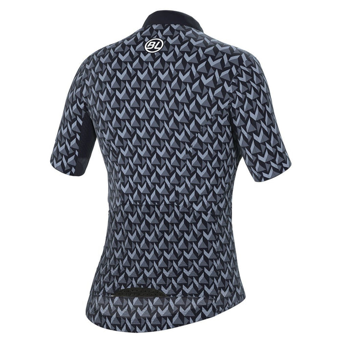 Vista trasera de la Playera de Ciclismo Bicycle Line Gast 1 para Mujer Negra