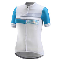 Playera de Ciclismo Bicycle Line Mitica Blanca Italiana para Ruta