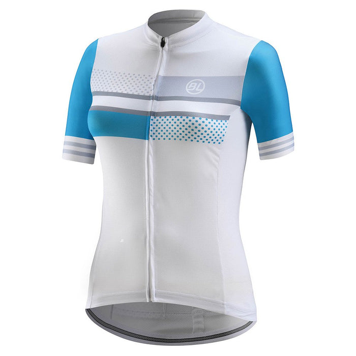 Playera de Ciclismo Bicycle Line Mitica Blanca Italiana para Ruta