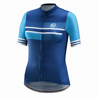 Playera de Ciclismo Bicycle Line Mitica para Mujer Azul Italiana