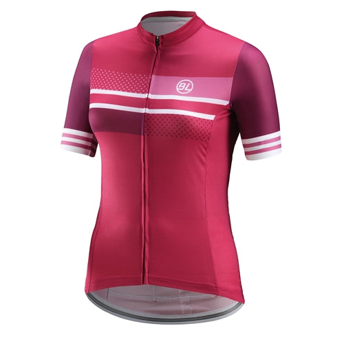Playera de Ciclismo Bicycle Line Mitica para Mujer Morada Italiana
