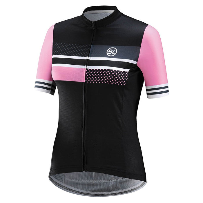 Playera de Ciclismo Bicycle Line Mitica Negra Italiana para Ruta
