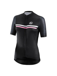Playera de Ciclismo Bicycle Line Monza Negra para Mujer