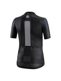 Vista trasera de la Playera Bicycle Line Monza Negra para Mujer