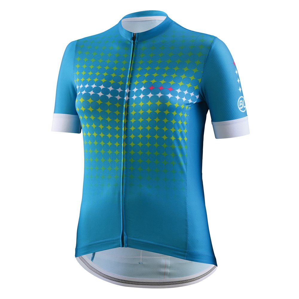 Playera de Ciclismo Bicycle Line Thea para Mujer Azul Transpirable