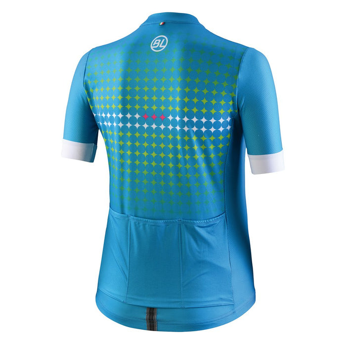 Vista trasera de la Playera Bicycle Line Thea para Mujer Azul