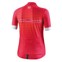 Vista trasera de la Playera Bicycle Line Thea para Mujer Roja