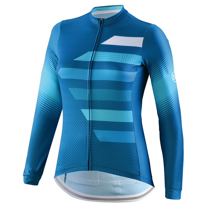 Playera de Ciclismo Bicycle Line Tracy de Manga Larga para Mujer Azul