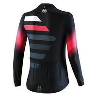 Vista trasera de la Playera Bicycle Line Tracy de Manga Larga Negra