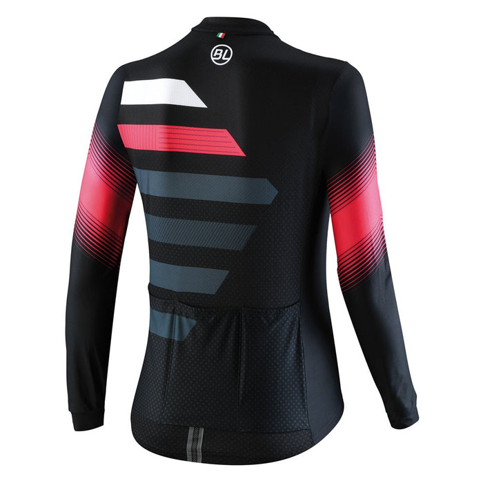 Vista trasera de la Playera Bicycle Line Tracy de Manga Larga Negra