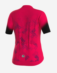 Vista trasera de la Playera de Ciclismo Bicycle Line Tracy S2 para Mujer Fucsia