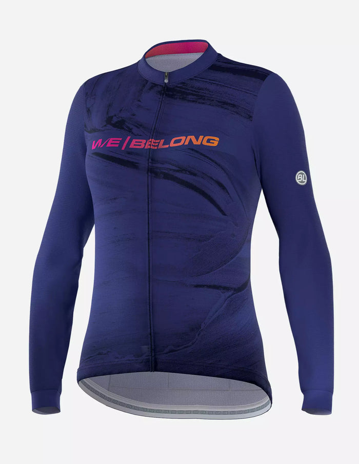 Playera de Ciclismo Bicycle Line Tracy S4 para Mujer Azul de Ruta
