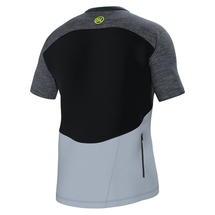 Vista trasera de la Playera Bicycle Line Agordo Gris MTB