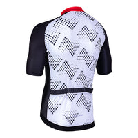Vista trasera de la Playera Nalini AIS Podio 2.0 Blanca y Negra