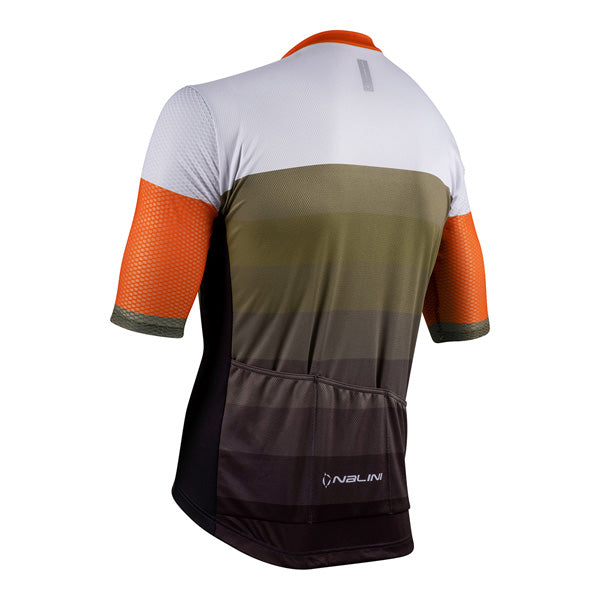 Vista trasera de la Playera de Ciclismo Nalini BAS Classica Verde